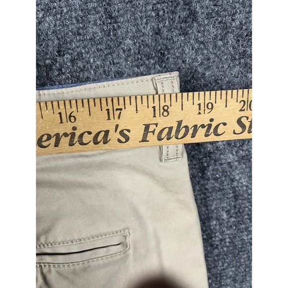 LLBean Standard Fit Chinos Khaki Men Straight Leg Cotton Spandex Pants‎ 36x30 - Picture 12 of 13